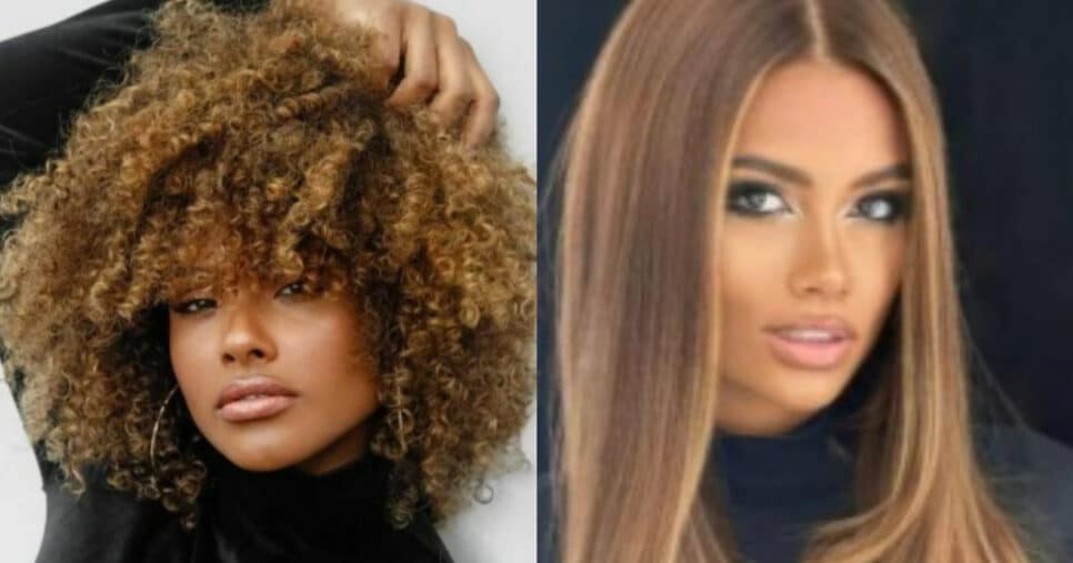 Loiro bel realça a beleza das peles mais escuras (Foto: Reprodução/Montagem TV Foco)