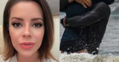 Lucas Lima peita Sandy e expõe como o filho está gigante em foto (Foto: Reprodução/Montagem TV Foco)