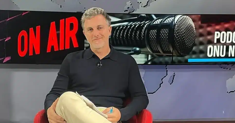 Luciano Huck em entrevista ao Podcast ONU News comentando sobre os desafios da região amazônica (Foto Reprodução/ONU)
