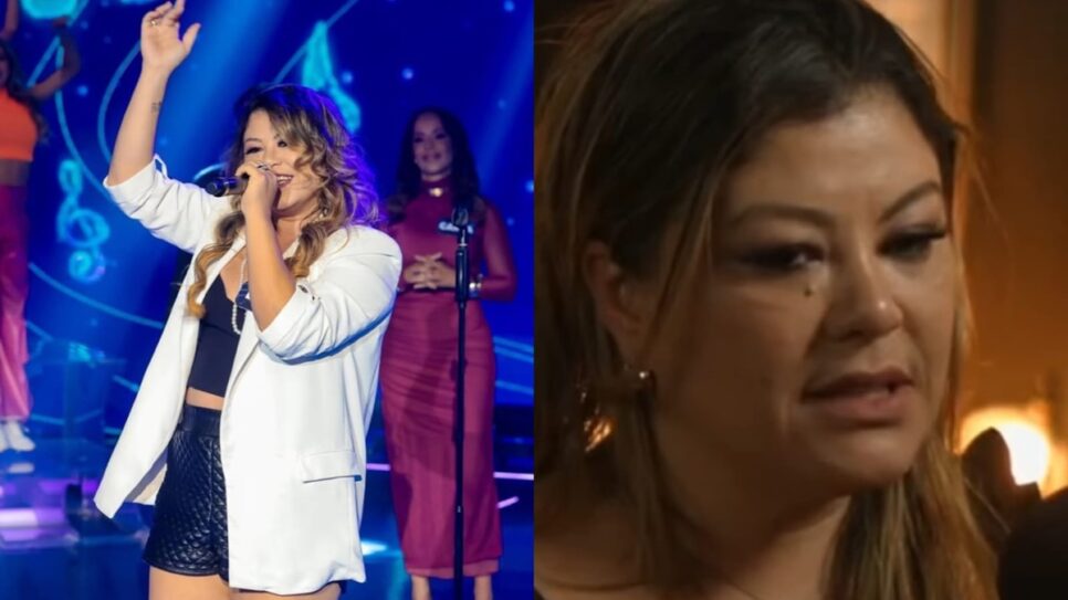 Cantora no Programa Silvio Santos e em podcast mais recente (Foto: Reprodução/ Instagram/ Montagem)
