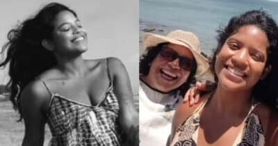 Mãe de Juliana Marins desaba o ler última mensagem da filha (Foto: Reprodução/Montagem TV Foco)