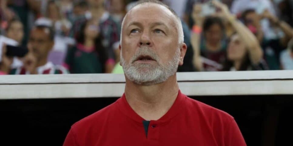 Mano Menezes demitido do Fluminense em 2025 (Reprodução: Wagner Meier)