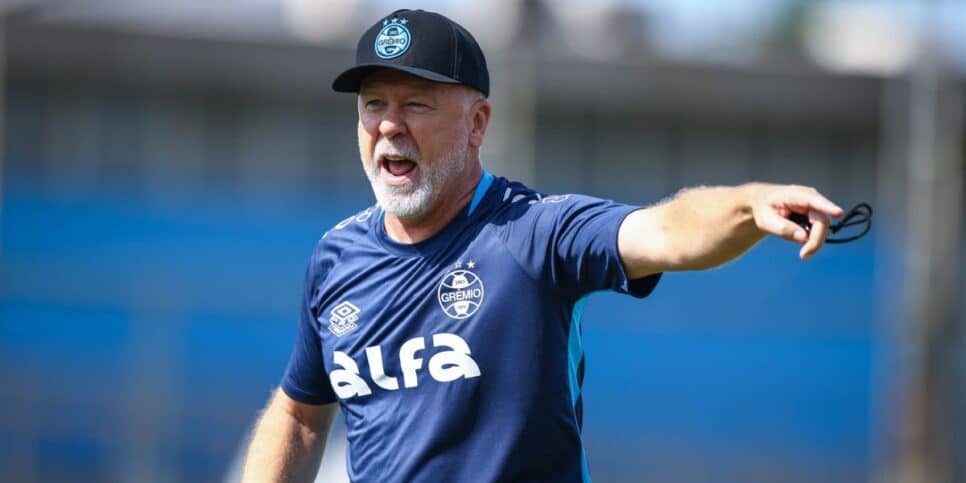 Mano Menezes é o treinador do Grêmio (Reprodução: Lucas Uebel)