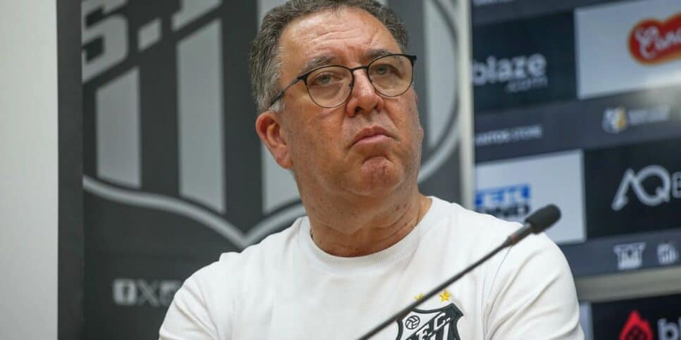 Marcelo Teixeira é o presidente do Santos (Reprodução: Reinaldo Campos)