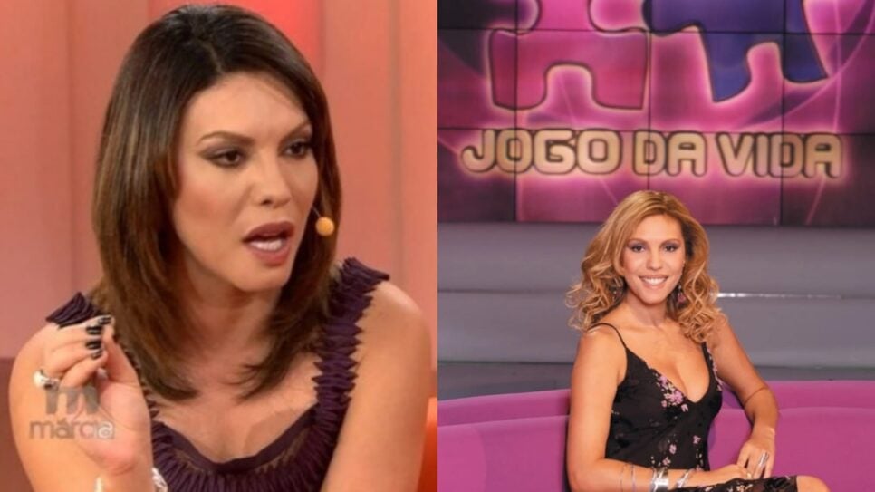 A famosa comunicadora quando estrelou programas na Band (Foto: Reprodução/ Divulgação/ Montagem)