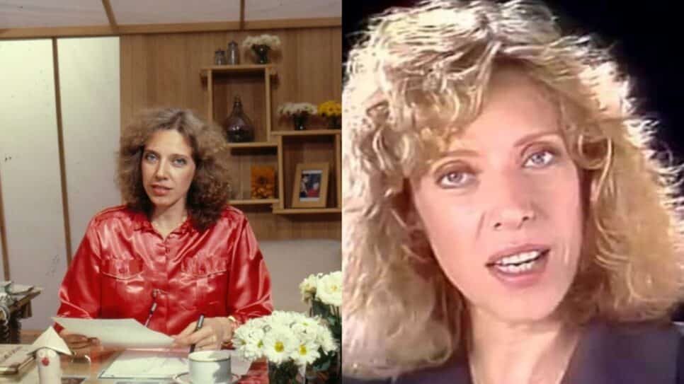 Marília Gabriela em tempos de "TV Mulher" (à esquerda) e de "Cara a Cara" (à direita) - Foto: Reprodução/ Globo/ Band/ Montagem)