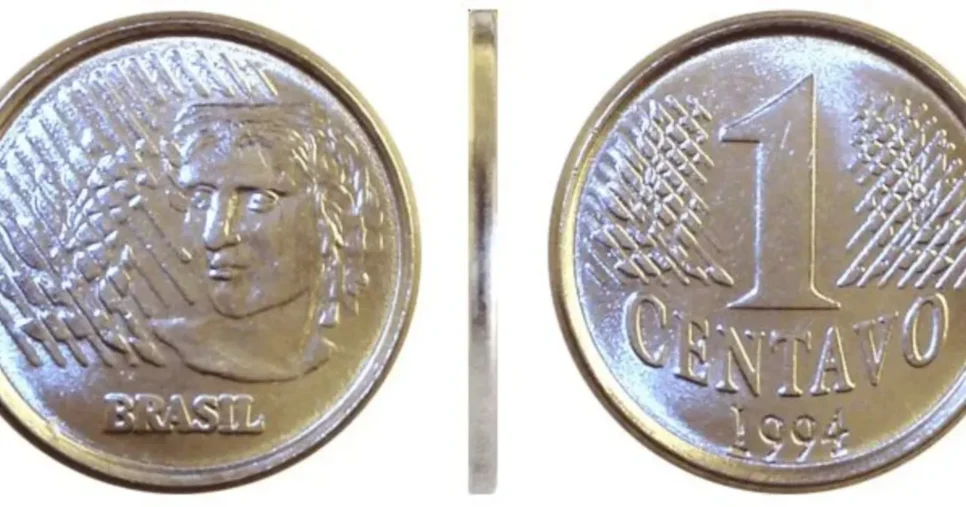 Moeda de 1 centavo - Foto: Montagem
