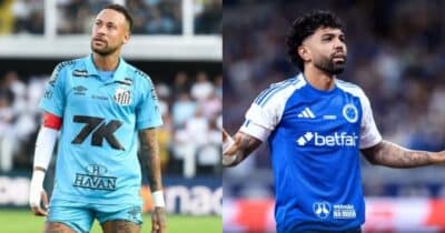 Enquanto Neymar ganha R$4M no Santos, o salário de Gabigol no Cruzeiro - (Montagem / TV FOCO)