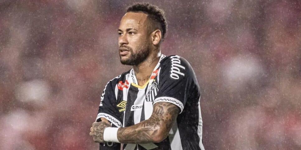 Neymar crava desfecho de chegada em rival do Santos (Reprodução: Raul Baretta)