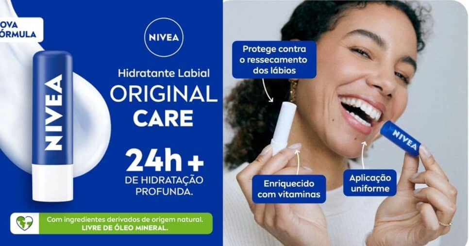 Nivea Hidratante Labial Original Care: