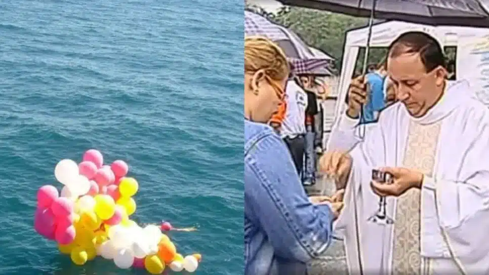 Padre do balão foi encontrado meses depois no mar (Foto: Reprodução/ Internet/ Montagem)