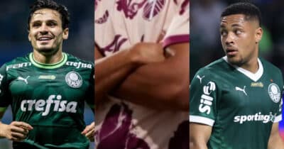 R$88M com Veiga e Vitor Roque: Leila libera quer +1 no Palmeiras (Foto: Reprodução/Montagem TV Foco)
