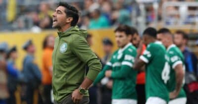 Abel chora com adeus no Palmeiras - Montgem / TV FOCO