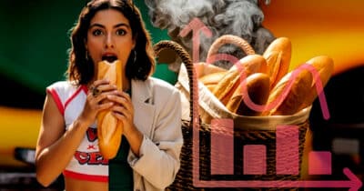 Preço do pão quentinho disparou em 2025 comparado aos anos 2000 (Foto Reprodução/Montagem/Lennita/Tv Foco/GMN/Canva)