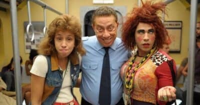 Paulo Silvino e colegas do Zorra (Foto: TV Globo)
