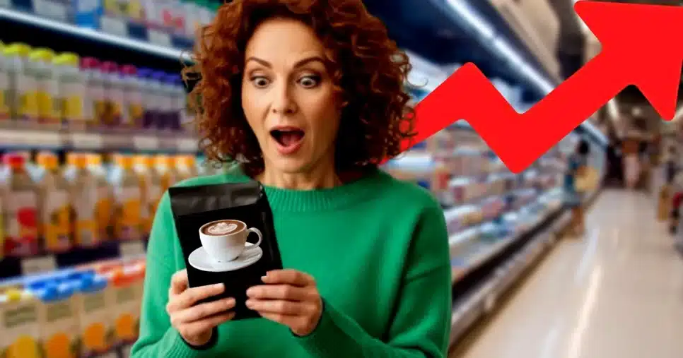 Brasileiros se chocam com o valor do café comparado ao de 2010 (Foto Reprodução/Montagem/GMN/Tv Foco/Canva/Lennita)