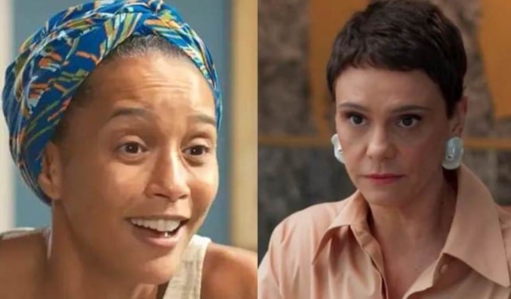 Raquel e Celina em Vale Tudo (Foto: Reprodução / Globo)
