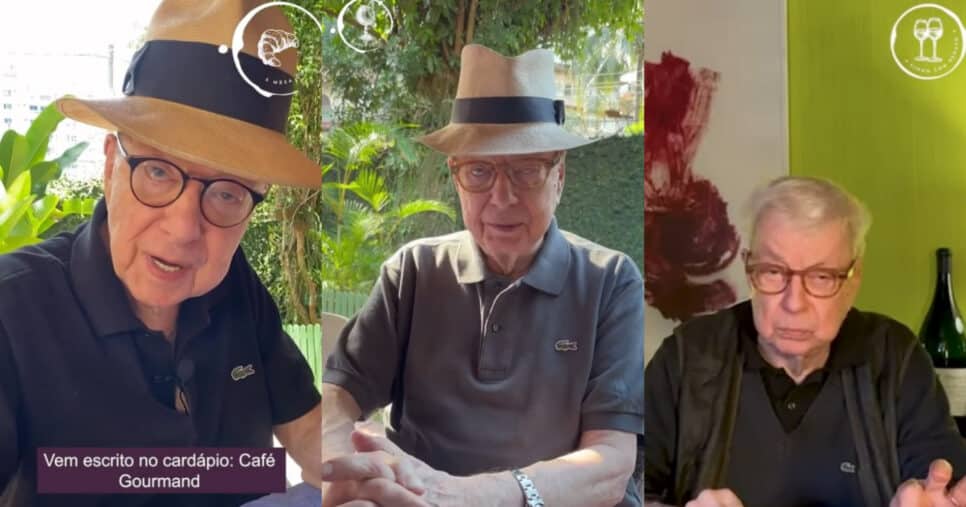 O famoso ex--apresentador da emissora carioca com os seus 'quadros' no Instagram (Foto: Reprodução/Montagem TV Foco)