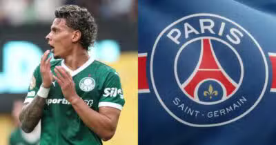 Luis Henrique diz sim para Richard Ríos do Palmeiras jogar no PSG - Montagem / TV FOCO