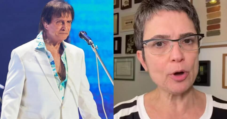 Sandra Annenberg expõe segredo com Roberto Carlos: "Difícil" (Foto: Reprodução/Montagem TV Foco)