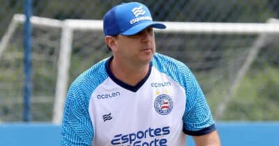 SAF do Bahia ciente: Rogério Ceni assina por 2 anos com Tricolor (Foto: Felipe Oliveira / EC Bahia)