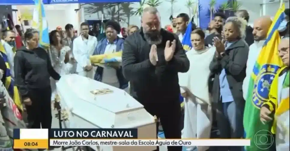Velório e cremação de João Carlos Camargo (Foto: Reprodução/ Globo)