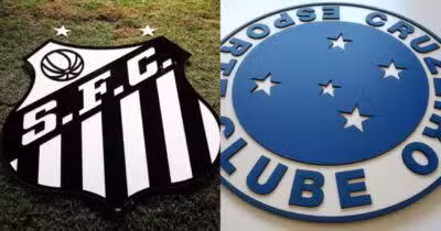 Santos não economiza e fecha contrato com medalhão do Cruzeiro - Montagem / TV FOCO