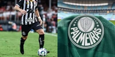 Duas joias do Santos viram reforço ao Palmeiras (Reprodução: Montagem TV Foco)