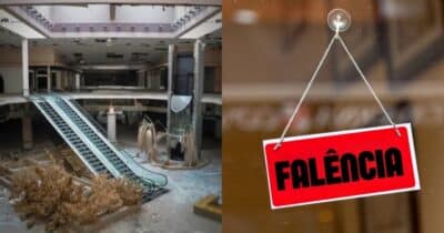 Shoppings populares tropeçam na falência e começam a fechar as portas - Foto: Montagem