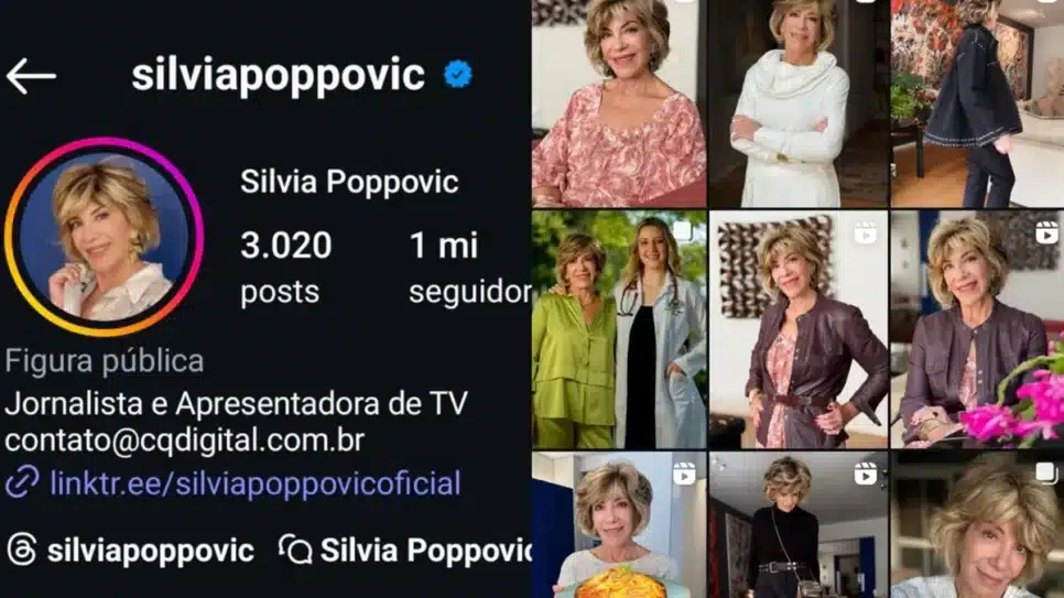 Perfil oficial da jornalista com dicas de beleza, saúde, culinária e dia a dia (Foto: Reprodução/ Instagram/ Montagem)