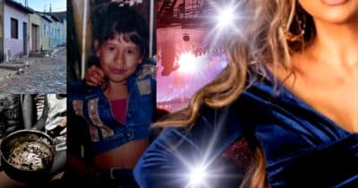 Uma das maiores famosas do Brasil teve infância difícil e história de superação emociona (Foto Reprodução/Montagem/Tv Foco/Canva/YouTube/Lennita)
