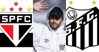 Joia do São Paulo tem contrato fechado com o Santos - Montagem / TV FOCO