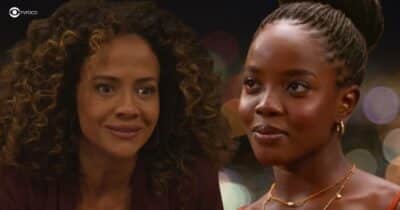 Tânia e Leo em Dona de Mim (Foto: Reprodução / Globo / Montagem TV Foco)