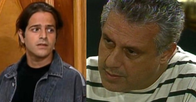Tato e Otávio em A Viagem (Foto: Reprodução / Globo)