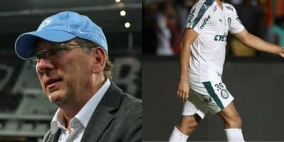 Textor próximo de artilheiro do Palmeiras ao Botafogo (Reprodução: Vitor Silva)