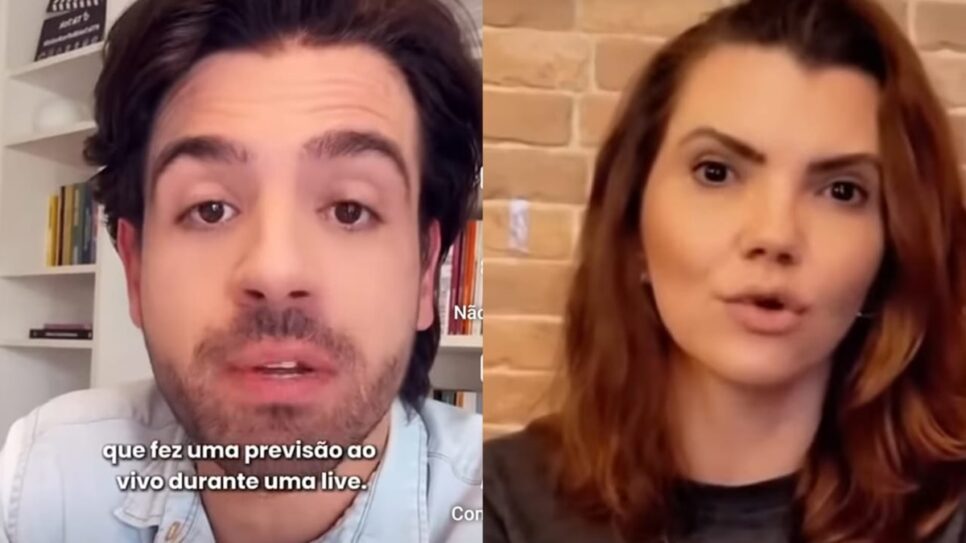 Jornalsta Matheus Baldi expõe previsão da Cigana Kelida (Foto: Reprodução/ YouTube/ Montagem)