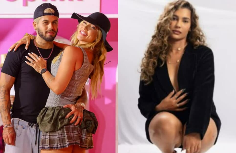 Karol Genez é envolvida em polêmica com sertanejo e influenciadora (Foto: Reprodução/Montagem TV Foco)