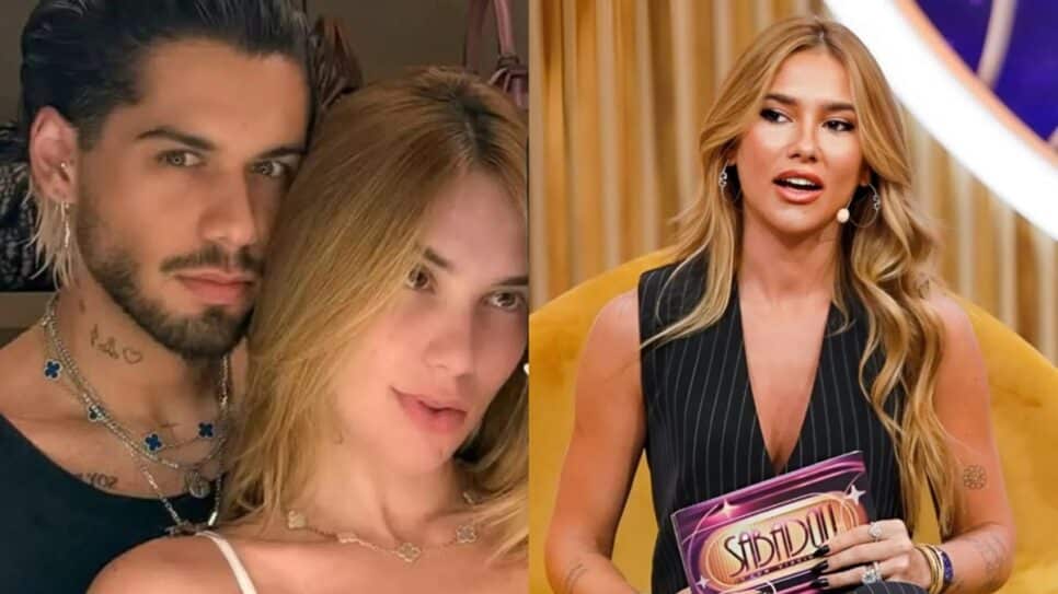Separação do casal ganhou a mídia e apresentadora expõe choro em evento (Foto: Reprodução/ SBT)