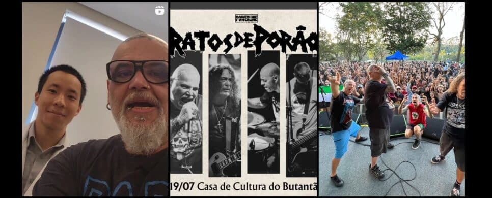 João Gordo continua ativo na cena underground (Foto Reprodução/Instagram oficial João Gordo)