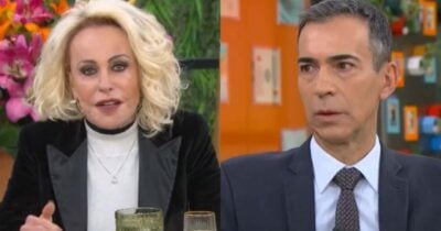 Ana Maria Braga interrompe Tralli ao vivo e âncora rebate na lata - Foto: Montagem