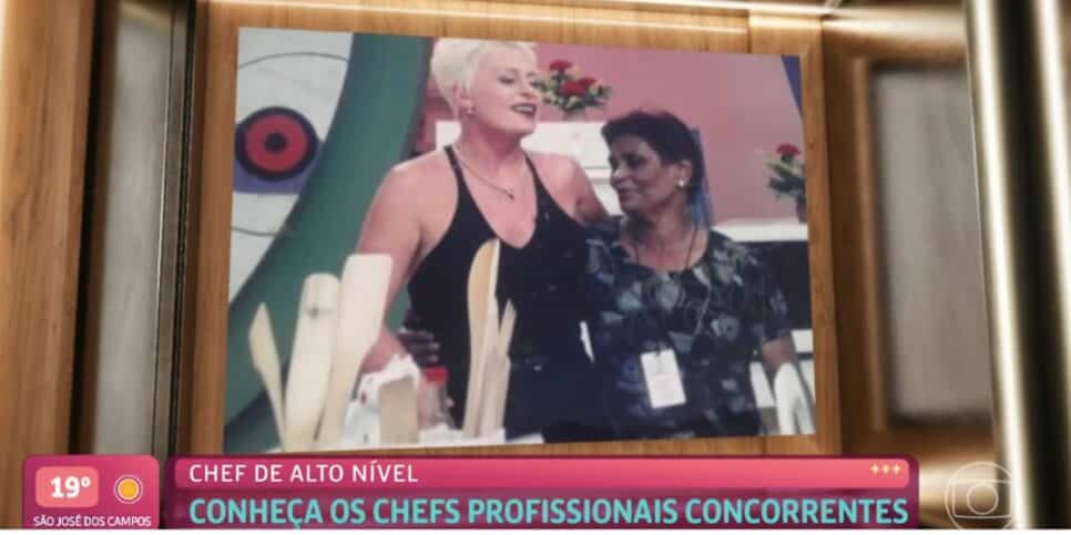 Ana Maria ao lado de Quitéria em seu programa (Foto: Reprodução / Globo)