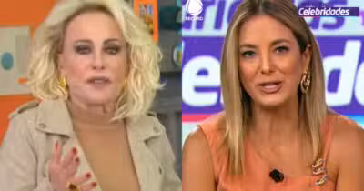 Ana Maria no Mais Você e Ticiane Pinheiro no Hoje Em Dia (Fotos: Reproduções / Globo / Record)