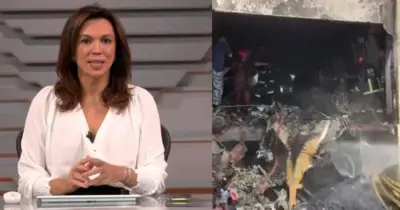 “Caiu em cima de uma escola”: Ana Paula Araújo paralisa BDBR às pressas com queda de avião e mortos