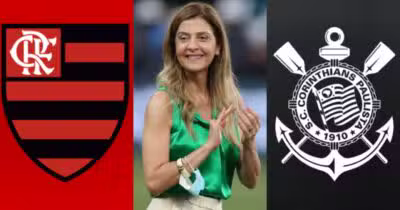 Aniquilar Corinthians e Flamengo Leila busca reforço no Palmeiras (Foto: Montagem/TV Foco)