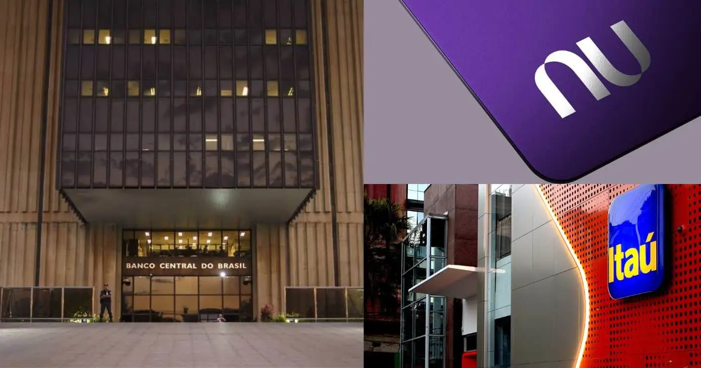 Banco Central / Nubank / Itaú - Montagem