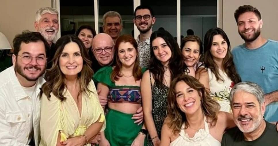 Família de Bonner e Fátima (Foto: Reprodução)