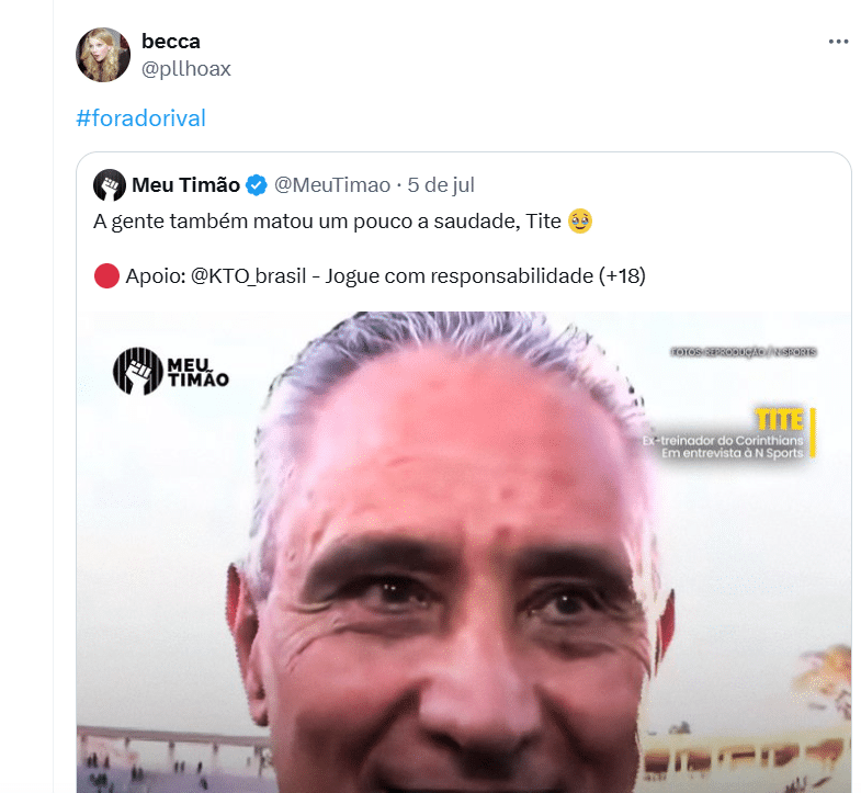 Torcedores pedem a demissão de Dorival Jr  - Foto X