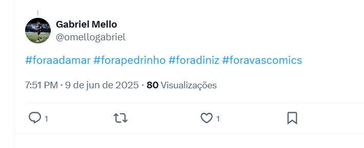 Torcedores pedem a demissão de Diniz - Foto: X