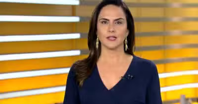 Carla Cecato, quando apresentava o Fala Brasil (Foto: Divulgação)