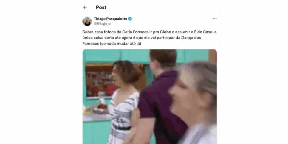 Catia Fonseca no Dança dos Famosos (Foto: Reprodução / X)